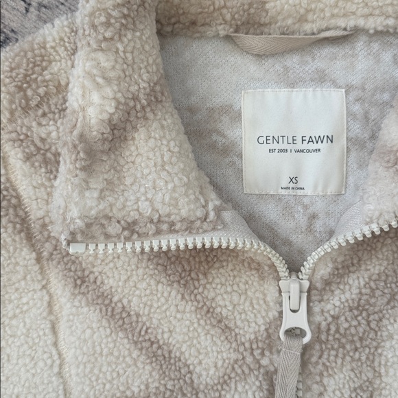Gentle Fawn Cream Teddy Jacket - Picture 4 of 4